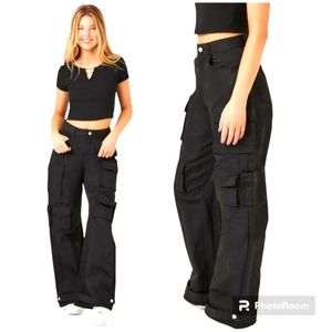 Forever 21 Wide Leg Cargo Pant